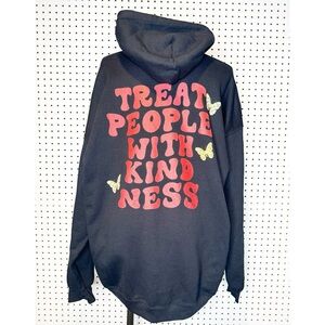 Harry Styles Lyrics "Treat People‎ With Kindness " Hoodie From Etsy Shop Sz. 3XL